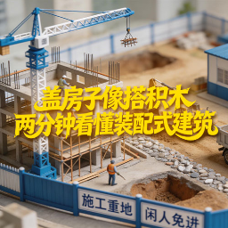 政策大家谈 | 盖房子像搭积木 两分钟看懂装配式建筑