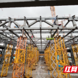 “钢铁绣花”精准落位,1.3万吨钢结构筑就现代化会议中心