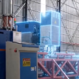 全国首台钢绞线自动化智能装备亮相浏江高速梁场