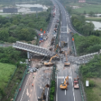 23座跨线桥拆除完成！G4京港澳高速株耒扩容项目迈入建设新节点