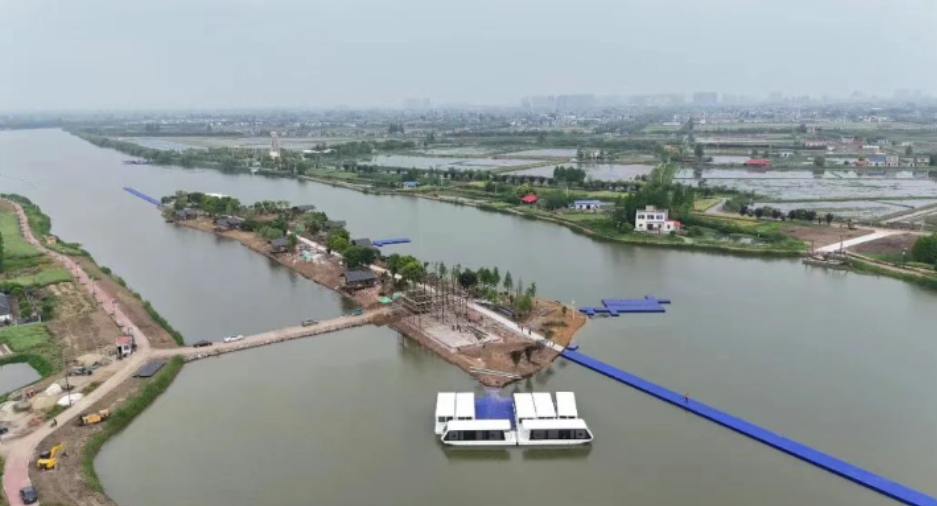 南县琴湖半岛度假垂钓中心项目建设火热推进