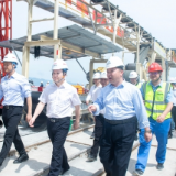 何朝晖调研督导重点项目建设、安全生产及品牌农业发展工作