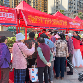 石鼓区光明社区开展反电诈、“扫黄打非”联合主题宣传活动