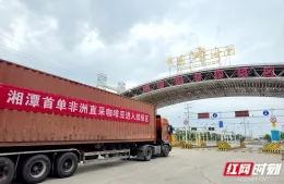 湘潭首单非洲直采咖啡豆顺利抵达
