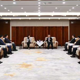 沈晓明会见“跨国公司助力高质量发展地方行”代表团一行