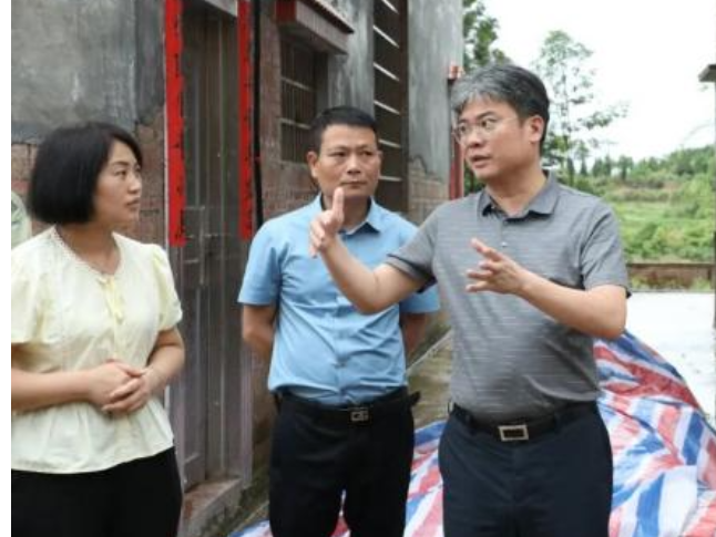 新田：陈雄带队督导地质灾害防范和防汛抗灾工作