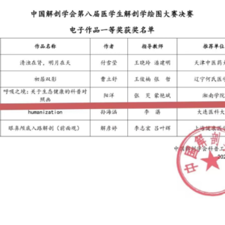 湘南学院学生斩获全国医学生解剖学绘图大赛一等奖