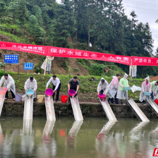 汝城县：增殖放流添生机 共筑生态好家园