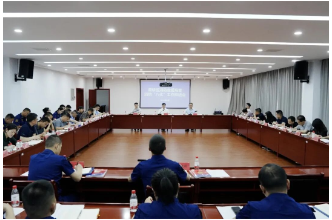 蒋君调研区消防救援局并调度推进消防“八化”工作