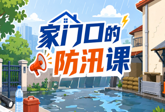 海报 | 家门口的防汛课