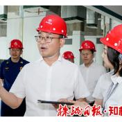 何恩广调研督导神农万达广场B馆筹建情况