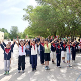 湖南能源集团新疆煤业走进鄯善县南湖学校，共谱湘疆团结情