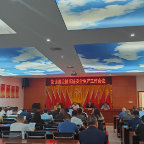 衡山县卫健系统对安全生产大排查大整治工作进行再安排再部署