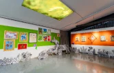 “同一片天空下”美育作品展在湖南省圆点美术馆启幕