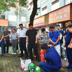 消防安全宣传“九进”进社区|雁峰区政协经济界别委员工作室开展消防应急演练活动