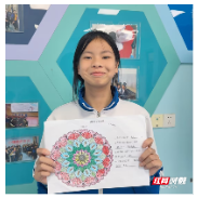 天元区隆兴中学开展心理曼陀罗绘画活动