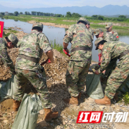 以练备战!炎陵县霞阳镇组织开展防汛抢险应急演练