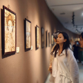 以烙铁为笔 以竹板为纸——2026年邵阳市非遗宣传活动暨“宝庆烙画”师生作品展开幕