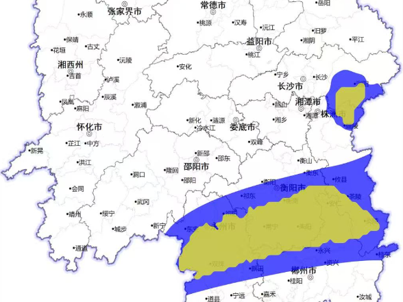 山洪灾害预警来了！郴州、长沙、衡阳、株洲、永州、邵阳等地请注意防范