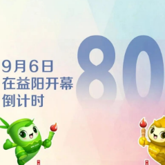 倒计时80天 | 湖南省第十五届运动会9月6日在益阳开幕