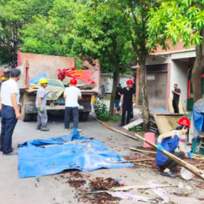 老党员带头拆 老百姓主动拆 珠晖区酃湖乡双江安置一区18处违建清零