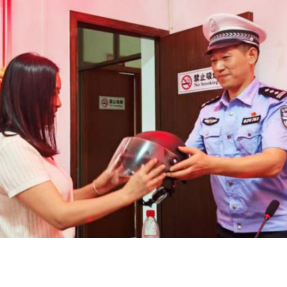 珠晖区：“美丽乡村行”交通安全宣讲走进联盟社区
