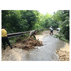 党建引领 闻汛而动 新晃扶罗镇暴雨抢险保畅通