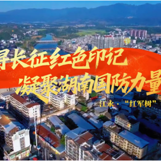 追寻长征红色印记 凝聚湖南国防力量丨江永·“红军树”下刻誓言