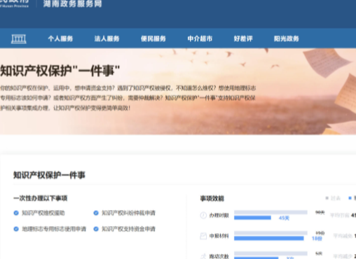 办事流程快、省、准 湖南高效办成知识产权保护“一件事”正式上线