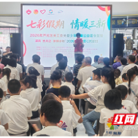 芦淞区:七彩假期伴成长 情暖“三新”护童心