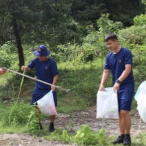 宜章县开展黄岑岭水库环保志愿服务