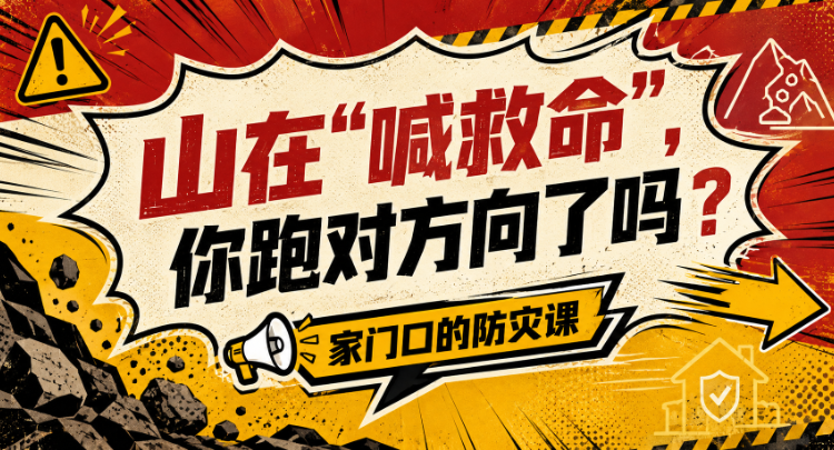 山在“喊救命”，你跑对方向了吗？| 家门口的防灾课