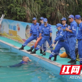 衡阳县:开展防溺水实景安全演练 织密暑期安全防护网