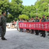 防汛演练筑防线 郴州桂阳县敖泉镇以练备战保平安