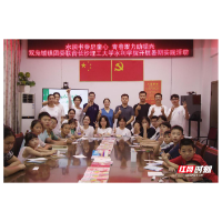 长理学子与宁乡双凫铺镇团委携手开设沉浸式阅读公益课