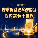 一图读懂 | 湖南省财政金融协同促内需若干措施