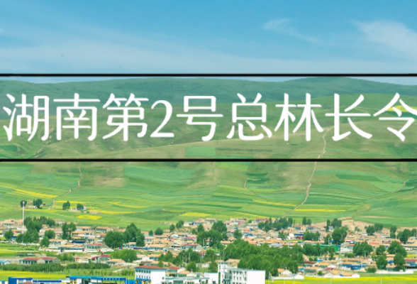 湖南发布2026年第2号总林长令 锚定林业产业产值“十五五”突破7400亿元