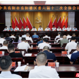 岳阳楼区委六届十二次全会召开