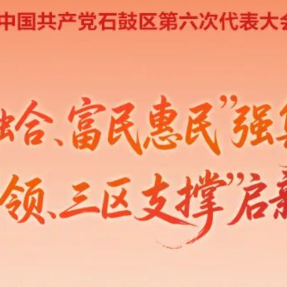 划重点！一图读懂石鼓区第六次党代会报告