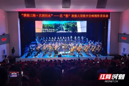 视频丨艺“数”暑假大型数字交响视听音乐会在湘潭上演