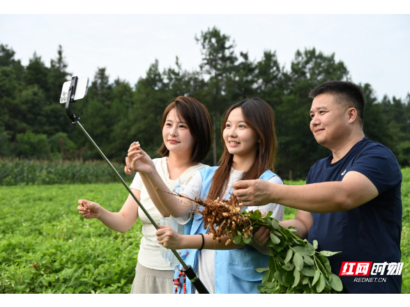 三下乡赋能乡土！湖南城市学院学子开展助农直播