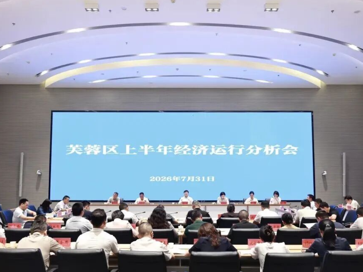 芙蓉区召开上半年经济运行分析会