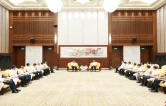 岳阳市与中国物流签署合作协议 毛伟明刘敬桢见证签约并座谈 谢卫江参加
