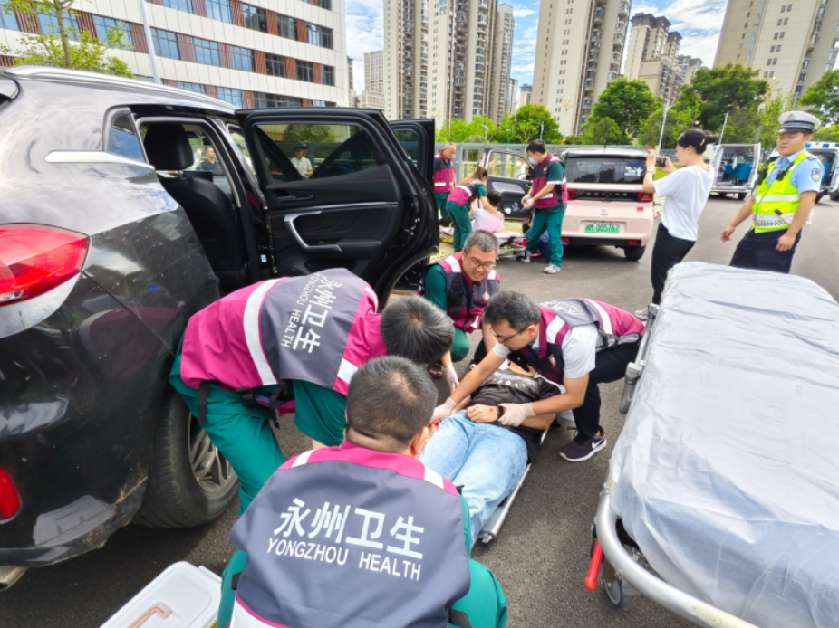 永州市开展紧急医学救援拉动演练