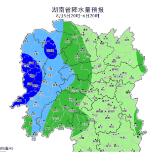 “闷热”持续笼罩湖南大部低区,湘西局地暴雨注意交通安全