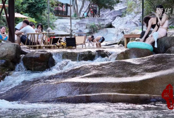 千城百县看中国｜湖南南岳：溯溪避暑带动夏日经济
