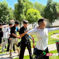 湘信院学子探秘大通湖 射箭比赛见证乡村体育新活力