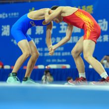 图集｜十五届省运会青少年组国际式摔跤项目益阳开赛
