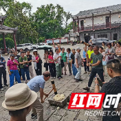 鼓乐迎宾展乡风 民俗赋能促文旅——慈利县株木岗村党群服务中心开展文旅接待特色活动