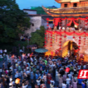 黔阳古城七夕夜 古韵民俗演绎中式浪漫